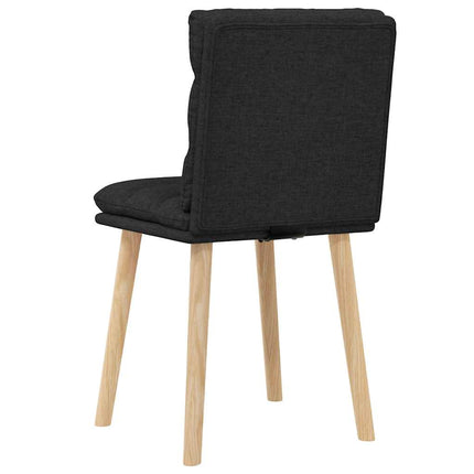 Dining Chairs 2 pcs Black Fabric