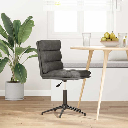 Dining Chair Black Faux Leather