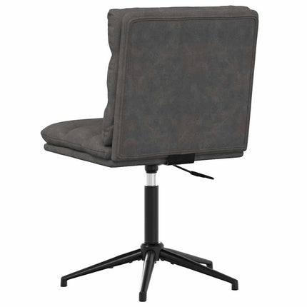 Dining Chair Black Faux Leather