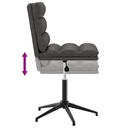 Dining Chair Black Faux Leather