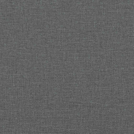 Modular Sofa with Footstool and Cushions Dark Gray