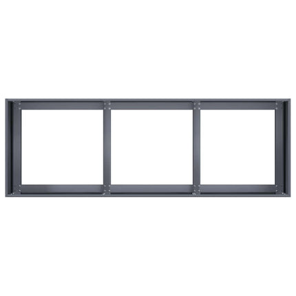 Planter Anthracite 47.2x15.7x15.7" Cold-rolled Steel
