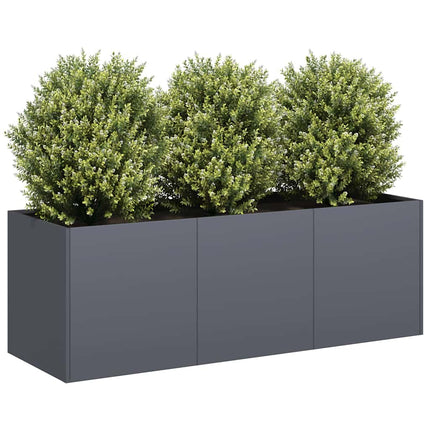 Planter Anthracite 47.2x15.7x15.7" Cold-rolled Steel