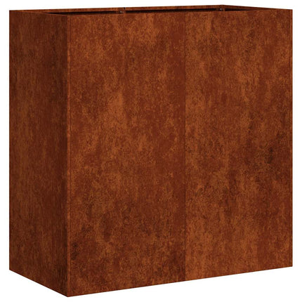 Planter Rusty 31.5"x15.7"x31.5" Weathering Steel