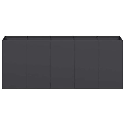 Planter Black Cold-rolled Steel Large Durable Planter