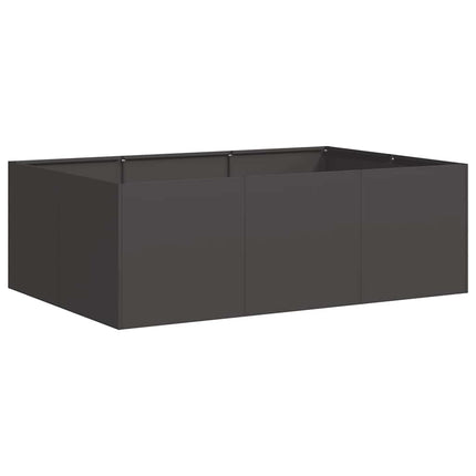 Planter Black Cold-rolled steel Large Planter Rectangular