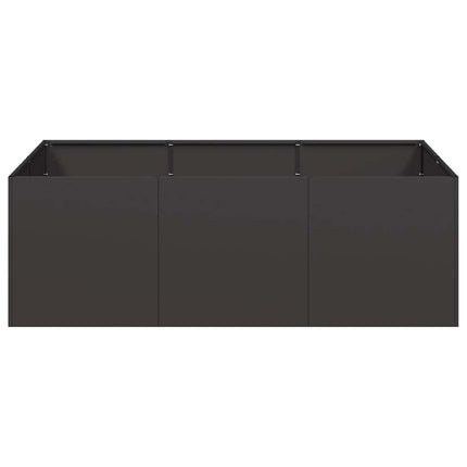 Planter Black Cold-rolled steel Large Planter Rectangular
