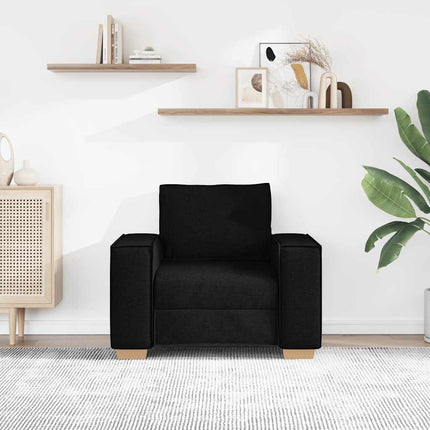 Sofa Chair Black 39.4"x30.7"x33.1" Fabric