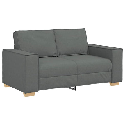 2-Seater Sofa Dark Grey 63.0"x30.7"x33.1" Fabric