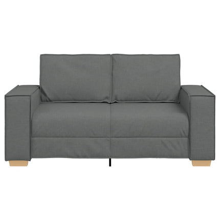 2-Seater Sofa Dark Grey 63.0"x30.7"x33.1" Fabric
