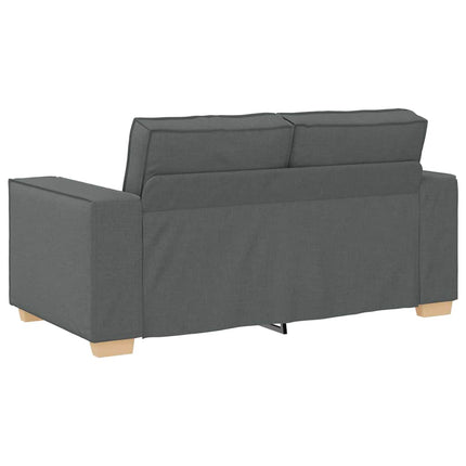 2-Seater Sofa Dark Grey 63.0"x30.7"x33.1" Fabric