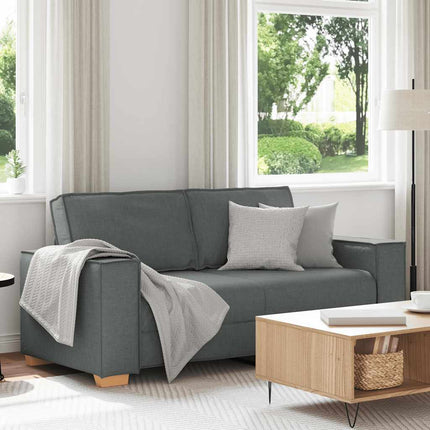 2-Seater Sofa Dark Grey 70.9"x30.7"x33.1" Fabric