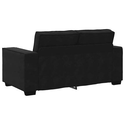 2-Seater Sofa Black 63.0"x30.7"x33.1" Velvet