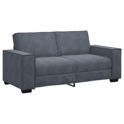 2-Seater Sofa Dark Gray 70.9"x30.7"x33.1" Velvet