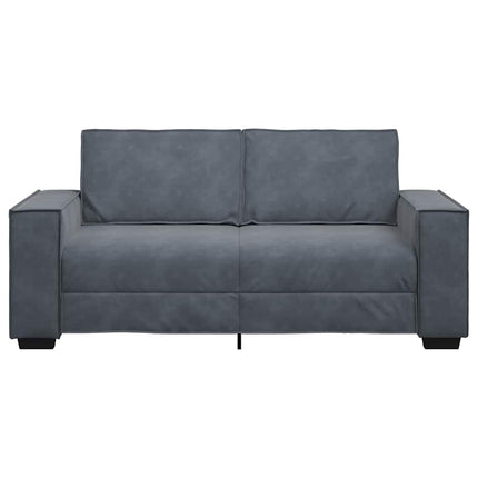 2-Seater Sofa Dark Gray 70.9"x30.7"x33.1" Velvet