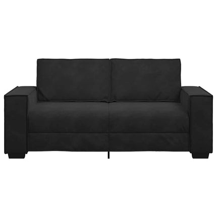 2-Seater Sofa Black 70.9"x30.7"x33.1" Velvet