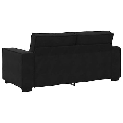 2-Seater Sofa Black 70.9"x30.7"x33.1" Velvet