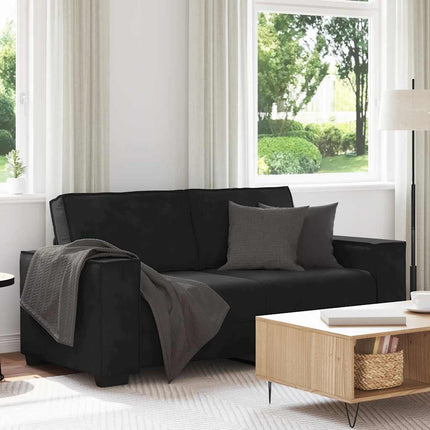 2-Seater Sofa Black 70.9"x30.7"x33.1" Velvet