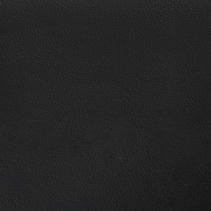 Loveseat Sofa Black 70.87 in Faux Leather