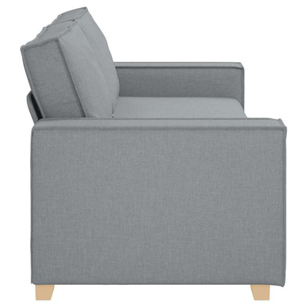 3-Seater Sofa Dark Grey 220x78x80 cm Fabric