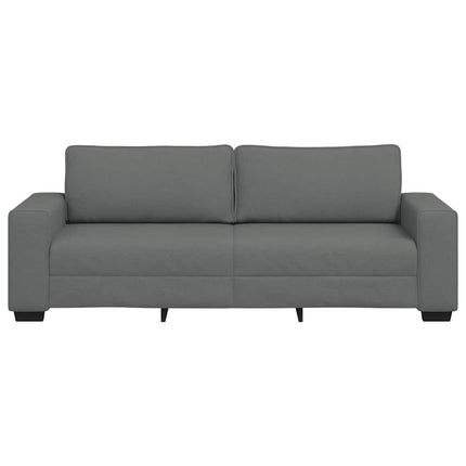 3-Seater Sofa Dark Gray 86.6"x30.3"x32.3" Fabric