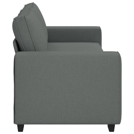 3-Seater Sofa Dark Gray 86.6"x30.3"x32.3" Fabric