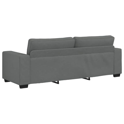 3-Seater Sofa Dark Gray 86.6"x30.3"x32.3" Fabric