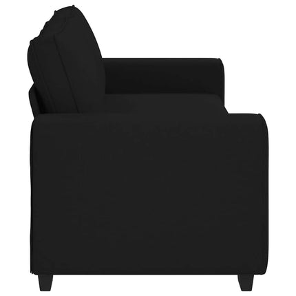 3-Seater Sofa Black 86.6"x30.3"x32.3" Fabric