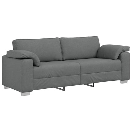 3-Seater Sofa Dark Grey 86.61 in Fabric
