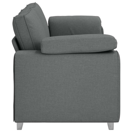 3-Seater Sofa Dark Grey 86.61 in Fabric
