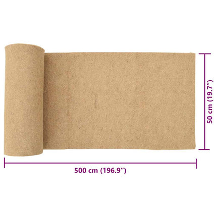 Hemp Mat for Rodents 0.5x5 m 5 mm