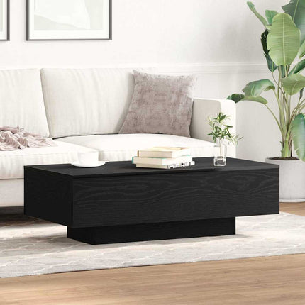 Coffee Table Black Oak 39.37 x 19.49 x 12.20 in Engineered Wood