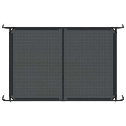 Elevated Dog Bed Black 59.1"x35.4"x7.9" Textilene and Steel