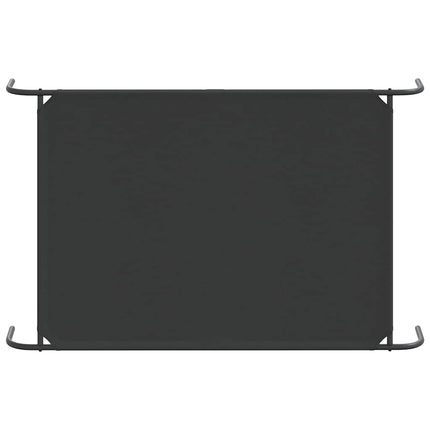 Elevated Dog Bed Black 51.2"x31.5"x7.9" Oxford Fabric and Steel