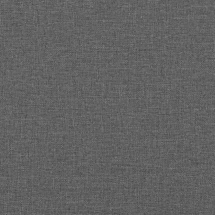 Bench with Cushion Dark Grey 44.49 x 22.44 x 15.35 in Fabric