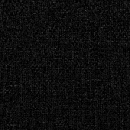 Bench with Cushion Black 44.49 x 22.44 x 15.35 in Fabric