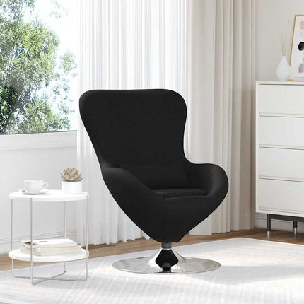 Egg Chair Black fabric