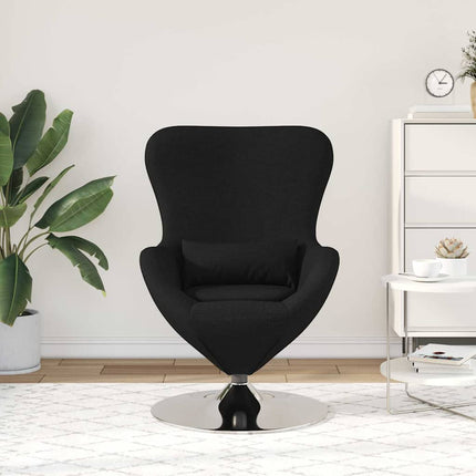 Egg Chair Black fabric