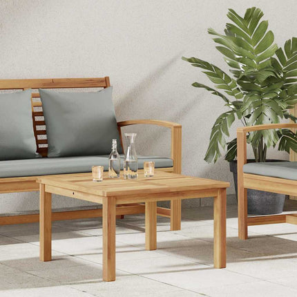 Coffee Table Brown 23.62 x 23.62 x 14.17 in Solid Teak Wood