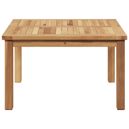 Coffee Table Brown 23.62 x 23.62 x 14.17 in Solid Teak Wood