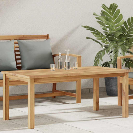Coffee Table Brown 43.31 x 21.65 x 17.72 in Solid Teak Wood