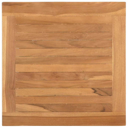 Coffee Table Brown 17.72 x 17.72 x 17.72 in Solid Teak Wood