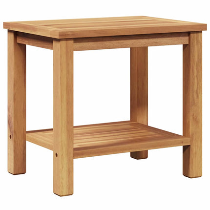 Coffee Table Brown 19.69 x 13.78 x 17.72 in Solid Teak Wood