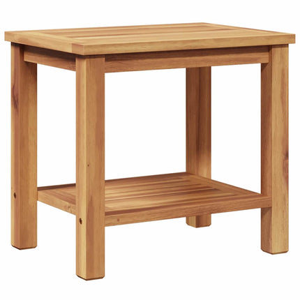 Coffee Table Brown 19.69 x 13.78 x 17.72 in Solid Teak Wood