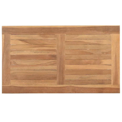 Coffee Table Brown 27.56 x 15.75 x 17.72 in Solid Teak Wood