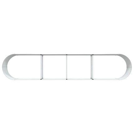 Raised Bed Green 157.48 x 31.50 x 17.32 in Steel