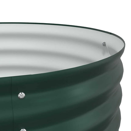 Raised Bed Green 62.99 x 31.50 x 17.32 in Steel