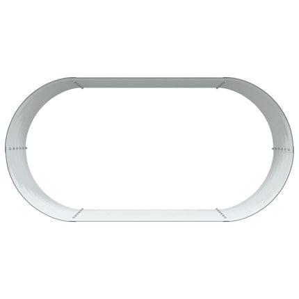 Raised Bed Green 62.99 x 31.50 x 17.32 in Steel
