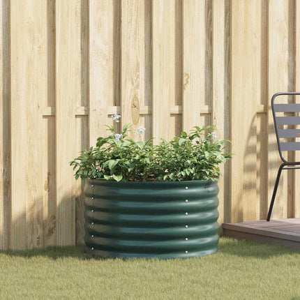 Raised Bed Green 31.50 x 31.50 x 17.32 in Steel
