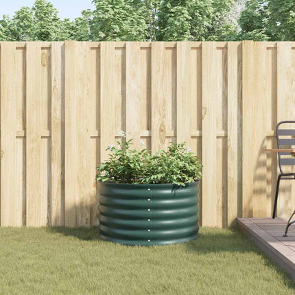 Raised Bed Green 31.50 x 31.50 x 17.32 in Steel